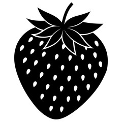 vector illustration of a strawberry