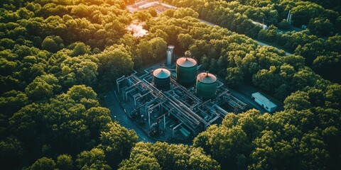 Oil Refinery Landscape