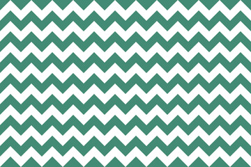 Aquamarine and white color Zig zag seamless pattern.