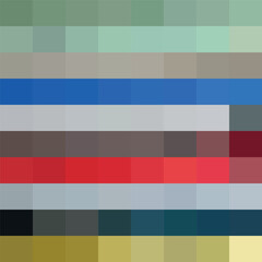Fototapeta premium Abstract Pixelated Color Palette with Stripes
