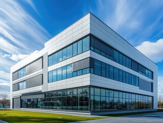 Fototapeta premium Modern Glass Building Architecture