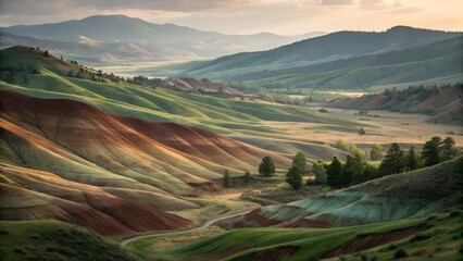 mountain landscape in the morning