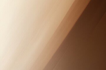 Abstract background with gradient from light beige to dark brown color in diagonal lines pattern