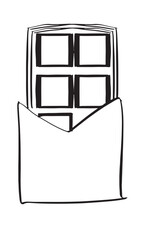 World chocolate day bar drawing line element black color sign symbol dark nilk cocoa happy wprld chocolate day bar candy brown delicious food candy snack sweet dessert world chocolate day july month 