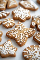 Fototapeta premium Cookies on Table with Icing