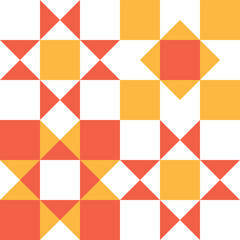 Geometric Pattern. Figures of different shapes. Tribal form. Flowers. Geometric creative design. Beautiful textures. Colorful art. Modern graphic poster. Retro color. Vector illustration