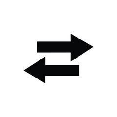 double side arrow vector 