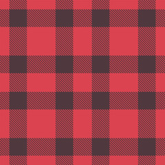 Contemporary Smoky faded red & Vivid purplish brown Seamless Tartan Fabric Design