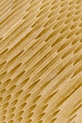 Hollow cells of honeycomb structure made of fiberglass or another composite material