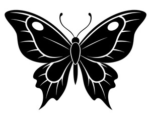 Butterfly Silhouette Vector Design, Butterfly SVG, Butterfly Icon