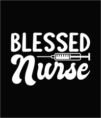 Blessed nurse printable cut file.