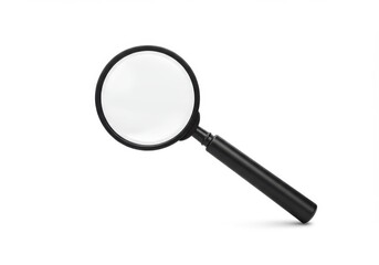 A magnifying glass isolated on white background