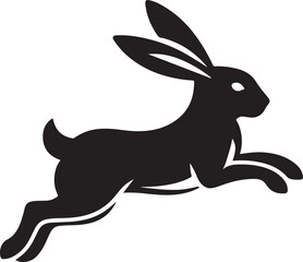 Rabbit Leap Logo Vector