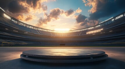 platform podium background stadium
