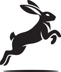 Rabbit Leap Logo Vector