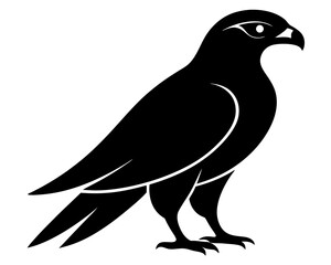 Falcon Silhouette Vector Design, Falcon SVG, Falcon Icon