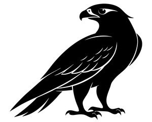 Falcon Silhouette Vector Design, Falcon SVG, Falcon Icon