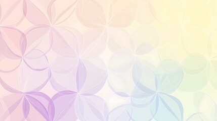 Fototapeta premium Pastel floral pattern background. (1)
