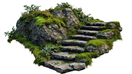 green moss on a stone