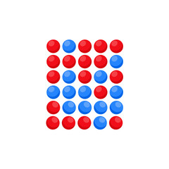Heterogeneous mixture and Homogeneous mixture. Chemistry experiment. Scientific design. Vector illustration