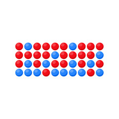 Heterogeneous mixture and Homogeneous mixture. Chemistry experiment. Scientific design. Vector illustration