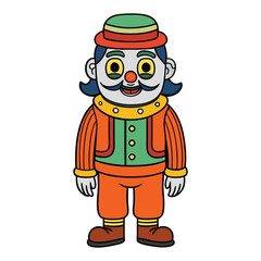 funny cartoon clown
