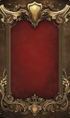 blank trading card game card design vector 