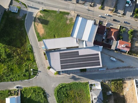 Painel Solar Energia Fotovoltaica F&aacute;brica