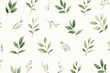 Delicate leaf patterns create serene backdrop, showcasing natura