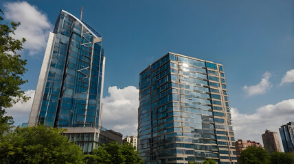 Fototapeta premium modern office building