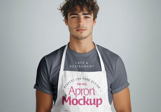 Apron Mockup for Creative Design and Branding Projects