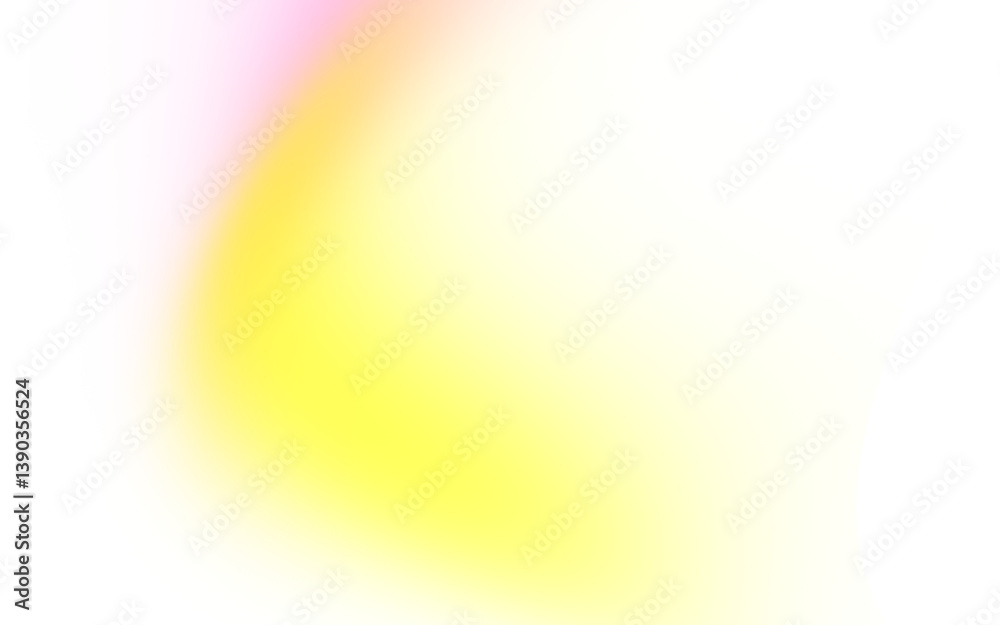 Poster abstract transparent pink yellow gradient swirl.