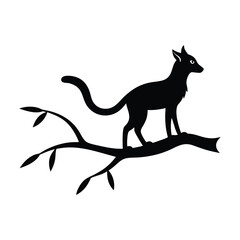  Kamanga on a branch on a white background