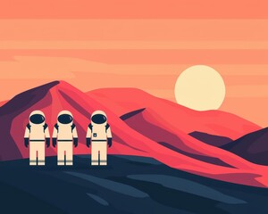 Scientists aboard a spaceship analyzing spectrographic data of an exoplanet s chemical composition