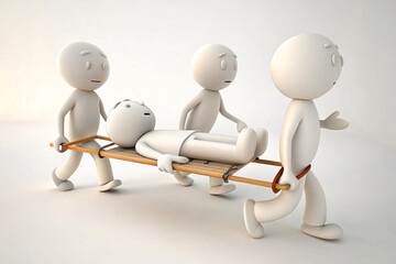 3D Stretcher Rescue Transport