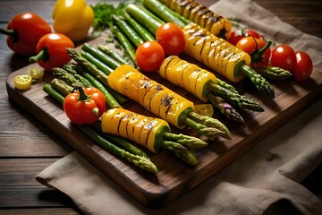Healthy Grilled Veggies with Char Marks