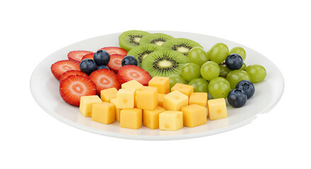 easy prepred snack isolated on white background 