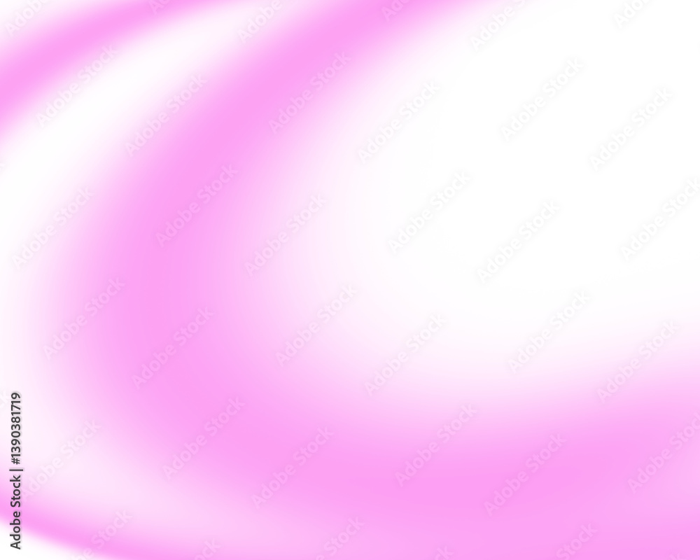 Poster Abstract transparent  pink swirl design with black void.