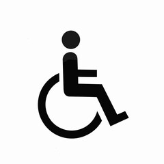 Accessibility Icon: An illustration featuring the internationally recognized wheelchair symbol, representing accessibility and inclusivity.