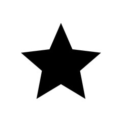 Celestial silhouette: a simplistic, yet powerful silhouette of a perfect five-pointed star, symbolizing hope, guidance, and positive energy.