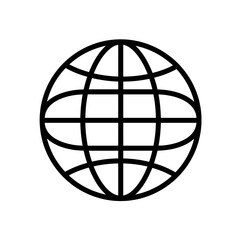 Global Connectivity: A striking black and white rendering of a stylized globe, symbolizing international cooperation, communication, and interconnectedness.