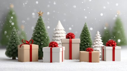 Obraz premium Boosting business success christmas marketing strategies for financial growth in a festive environment