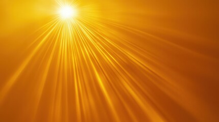Obraz premium A vibrant yellow backdrop featuring radiant light rays emanating outward, fostering a warm and welcoming ambiance. The sun's golden radiance bathes the entire scene.