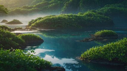 lake in the forest