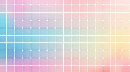 Fototapeta premium Pastel grid background with blurred colors.