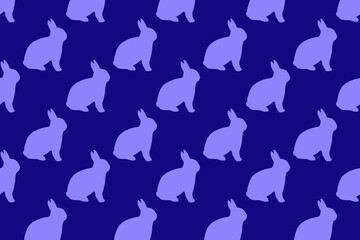 Fototapeta premium Seamless animal pattern. Easter background, card, poster.