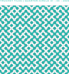 Truchet Tiles Quarter-Circle Pattern