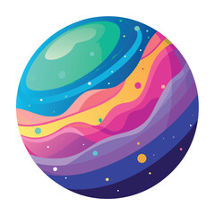 colorful-planet-galaxy-on-white-background
