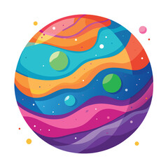colorful-planet-galaxy-on-white-background