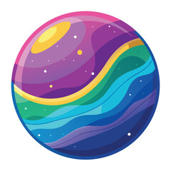 colorful-planet-galaxy-on-white-background